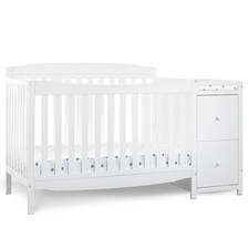 Cunas Para Bebes Convertible Cambiador Cama Para Ni os Marco White Baby Crib