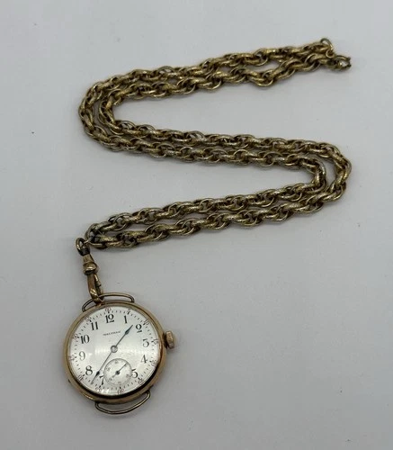 Antique Waltham Pocket Watch Runs, Needs Serviced