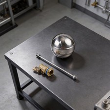 DN15 Brass Float Valve with Floating Ball for Cold Hot Water Tank Usage
