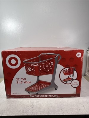 Target Big Kid Shopping Cart Ages 3+ Easy Assembly 22 Inches Tall 21.6 Wide NEW