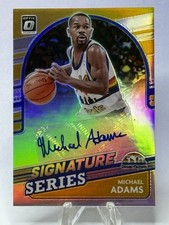 2021-22 Panini Donruss Optic Signature Series Michael Adams