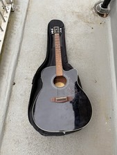 Yamaha FX370C Dreadnought Electro Acoustic in Black Pre-Owned
