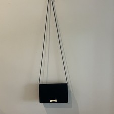Bechamel Womens Small Black Velvet Flap Eveni...