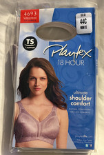 NEW PLAYTEX 18 HOUR TRU-SUPPORT ULTIMATE COMFORT BRA 44C STYLE 4693 WARM STEEL