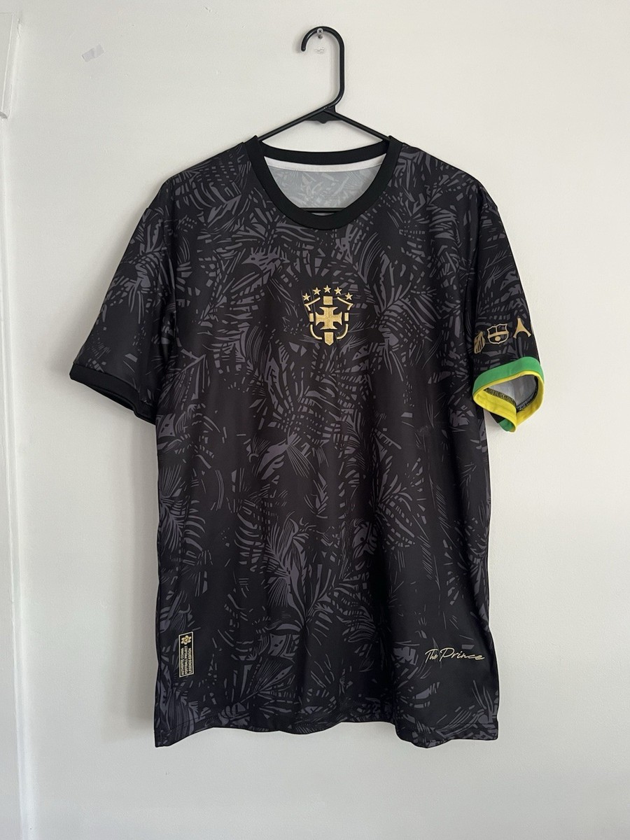 Neymar Jr Brazil Comma Football The Prince Size XL Jersey #10 | eBay
