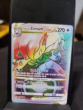 Pokémon TCG Hisuian Zoroark VSTAR Rainbow Lost Origin 203/196 Secret Rare Card on eBay