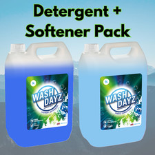 WashDayz Mountain Fresh Duo (5L Detergent + 5L Softener) 4.32 per litre
