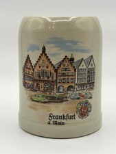 Frankfurt Main Stoneware Mug Large Gray  5"