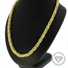 Wert 14.900,-  Massive Königs Kette 585 / 14 Karat Gelb Gold 63 cm xxyy