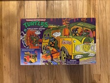TMNT Original Party Wagon Van Playmates Teenage Mutant Ninja Turtles New 2021