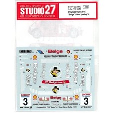 Studio 27 1/24 Peugeot 205 T16 Belga 24Hour Ypres Rally'85