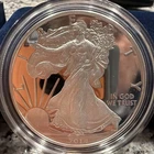 2014-W Proof $1 American Silver Eagle Box, OGP & COA 011839