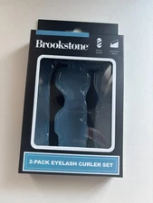 NEW Brookstone 2-Pack Eyelash Curler Set