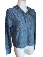 Kyodan Outdoors Women s Hooded Athletic Cropped Jacket Full Zip Size Medium