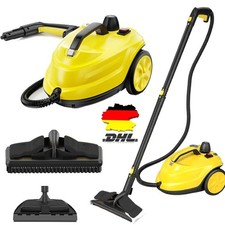 2000W Dampfreiniger Reinigungsmaschine mit 13 Zubehör 2L Tank Dampfbesen 5 Bar