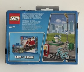 LEGO 40170 City Build My City Accessory Set Bicycle New Sealed Box has flaws