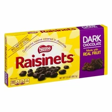 Nestle Raisinets DARK Chocolate THEATRE BOX SIZE- {LOT OF 6 BOXES}