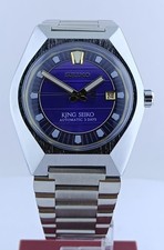 Imagen de Vintage Men's King Seiko Vanac Dial purple Date Working Condition Wristwatch