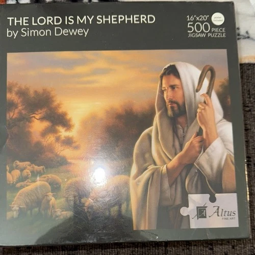 The Lord Is My Shepherd By Simon Dewey 500 Piece Puzzle
