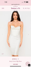 NEW WITH TAGS - House of CB - Myrna Dress - Ivory- L Plus