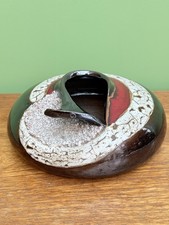 Vintage Studio Pottery Bowl | Mid Century Modern | Fat Lava Style | 1960s 1970s