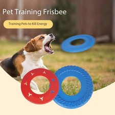Interaktiver Hunde Frisbee Bissfest Wasserfest Outdoor Trainingsspielzeug