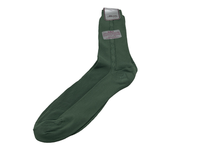 mens olive green dress socks Hunter Green Polka Dot Dress Socks main image 0