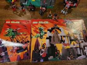 Lego Fright Knights 6087 6037 100% complete w/ instructions Witch's Manor + Ship