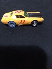 Aurora AFX No 11 Dodge Charger Butterscotch SLOT CARS Runs