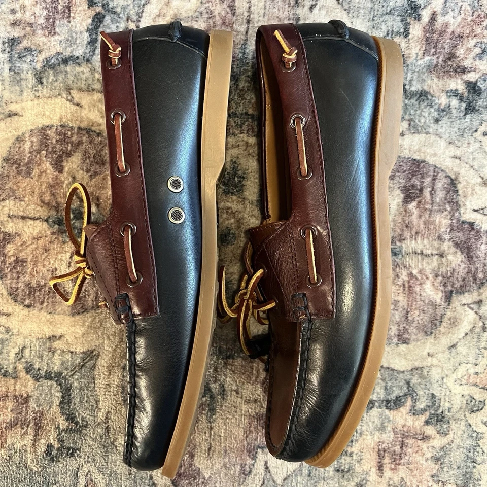 Zapatos de barco de cuero Merton Polo Ralph Lauren para hombre talla 10 D - 14557 Foto 4 de 4