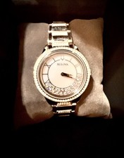 Bulova Ladies’ Womens Floating Crystal TurnStyle Watch 96L257, 130 Crystals Bulova 96L257 TurnStyle Mother of Pearl Dial Crystal Accent  main image 4