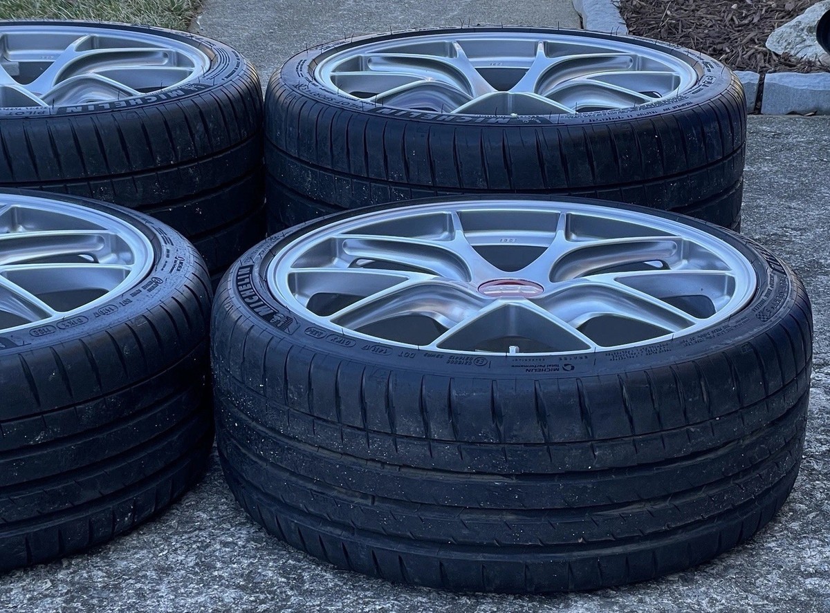 BBS RI-D Porsche 5x130 19 8.5 11 911 997 996 Michelin 4S Tire 