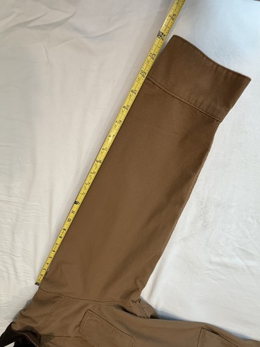 Orvis Men’s Canvas Chore Jacket Two Fly Embroidered Flannel Lined Brown XL NWT - Picture 9 of 13