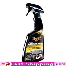 Interior Cleaner Spray Non Greasy High Gloss Shine UV Protection Wipe Off New