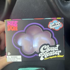 Schylling Nee Doh Cloud Pleaser Soft Doh Squish Squeeze Toy purple