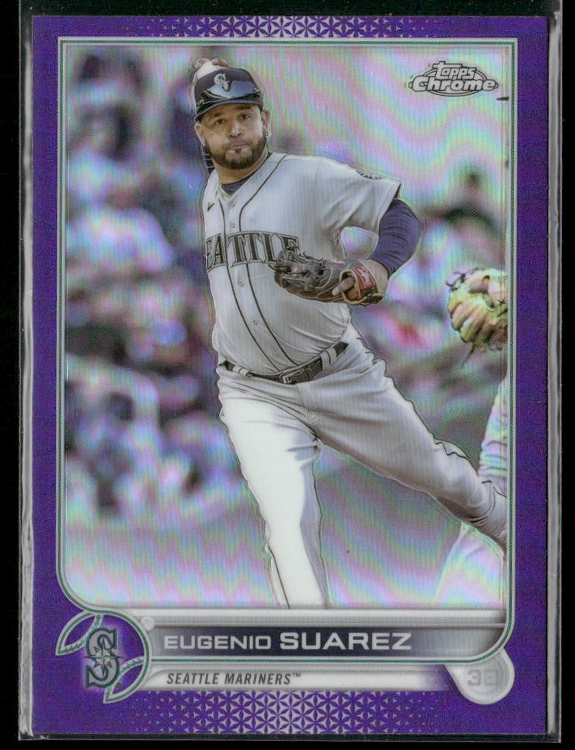 2022 Topps Chrome Update #USC59 Eugenio Suarez Purple Refractor