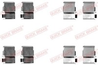 ZubehöRsatz Scheibenbremsbelag Quick Brake 109-1033 FüR Land 90 Toyota Cruiser 4