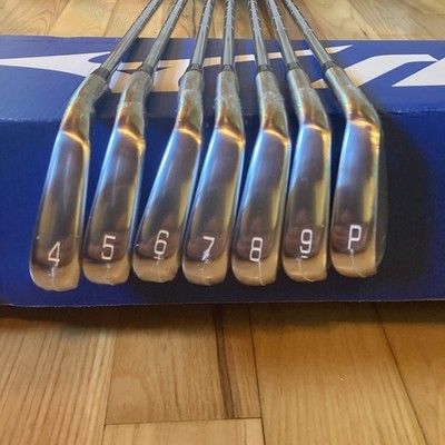 New Mizuno Pro M-15 4-PW Iron Set AMT Silver Stiff Flex In Plastic RH