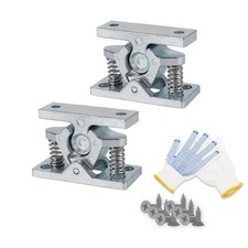 2 Pcs RV Door Catch Trailer Door Latch, Spring Loaded Door Easy Lock Stop Dou...