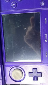 Nintendo 3DS Handheld Game Console Only CTR-001 Purple Cosmetic Damage