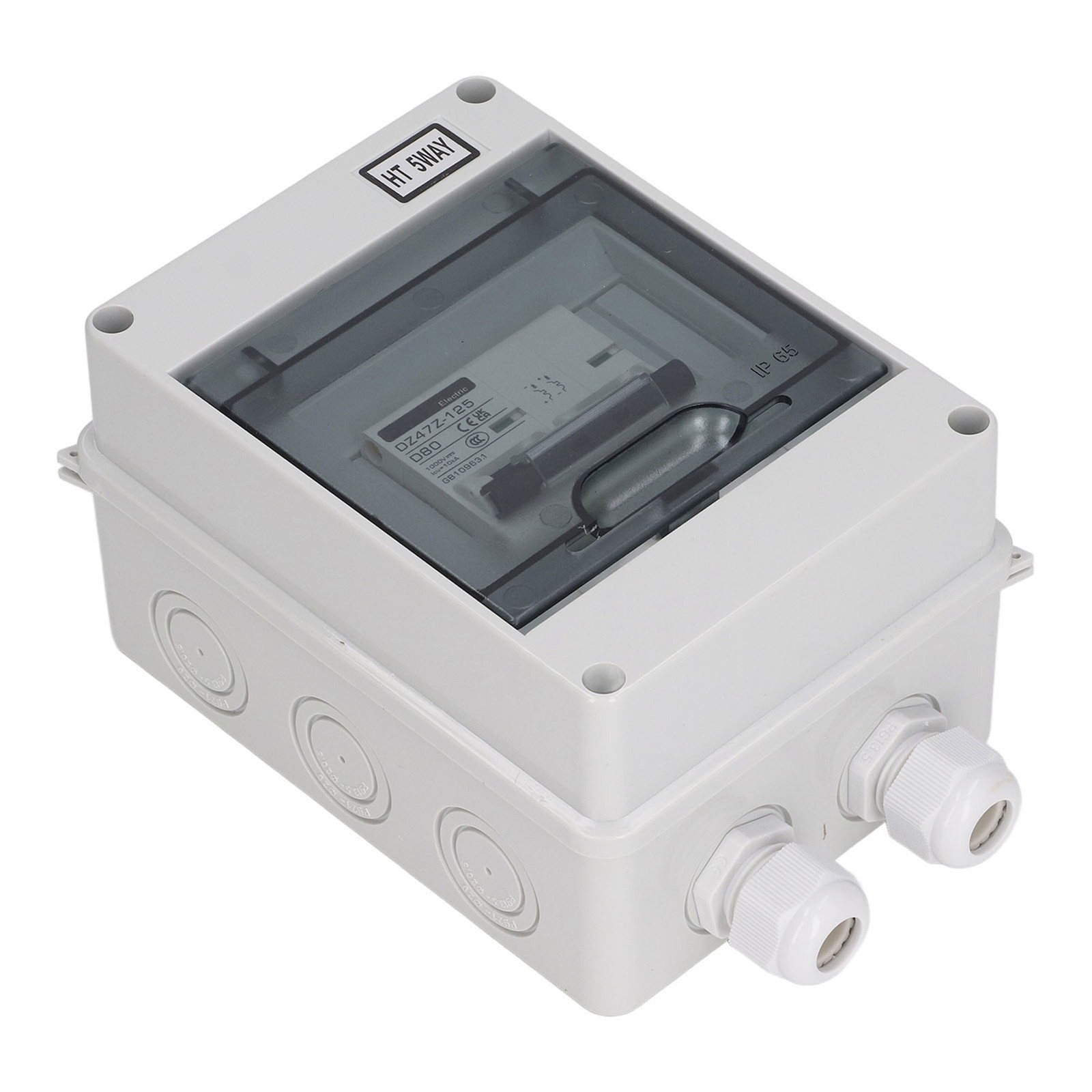 80A 2P Miniature Circuit Breaker With IP65 Waterproof For Solar PV System New