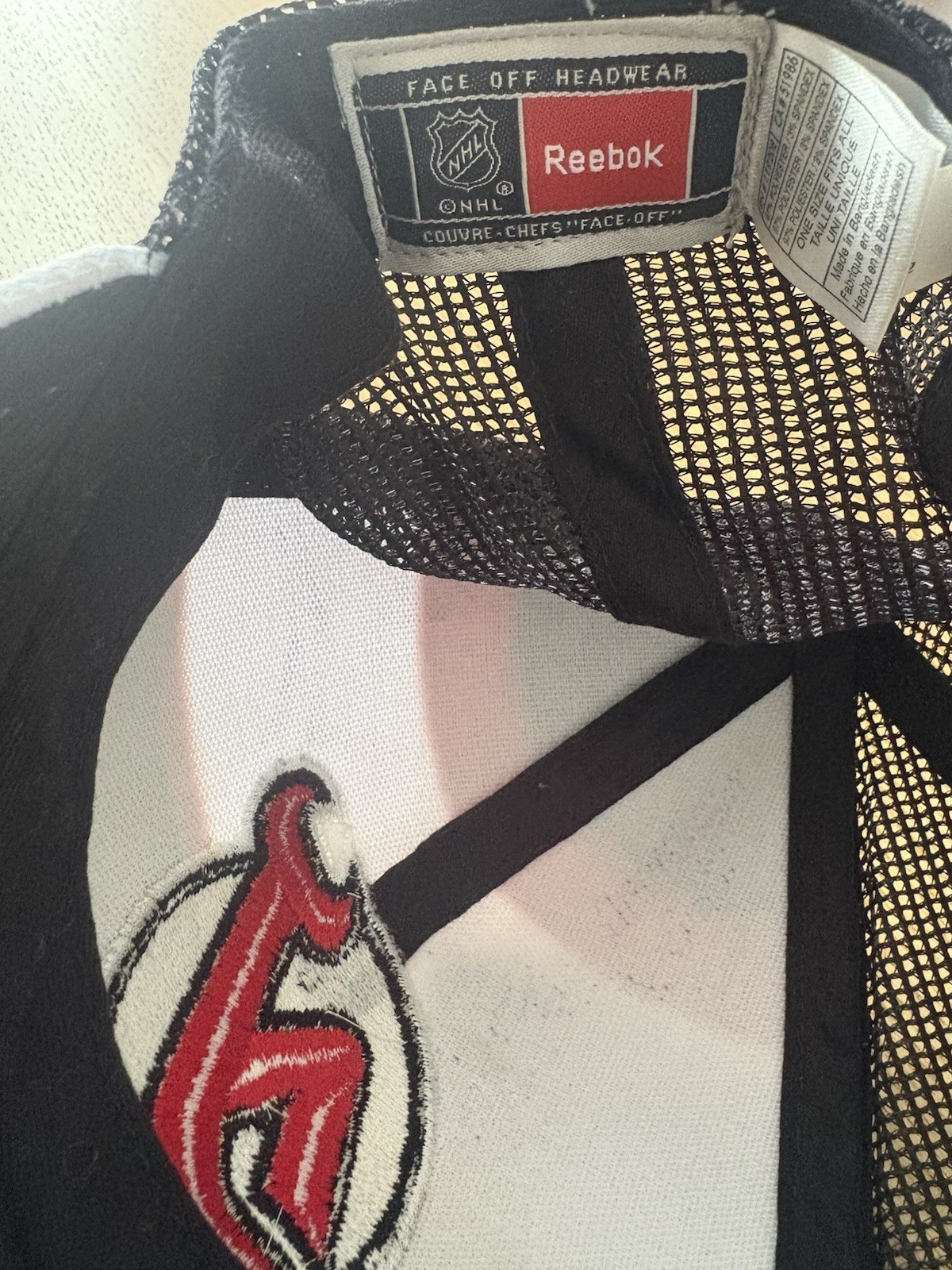 New Jersey Devils Hat   Adjustable Cap Strapback - image 4