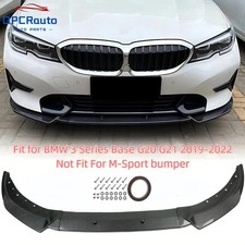 For Bmw 3 Series G20 G21 2019-2022 Front Lower Bumper Lip Splitter Carbon Black For Bmw 3 Series G20 G21 2019-2022 Front Lower Bumper Lip Splitter Carbon Black