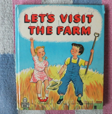 #ad Vintage 1948 Let#x27;s Visit The Farm A Tell A Tale Book Virginia Cunningham HC $14.00