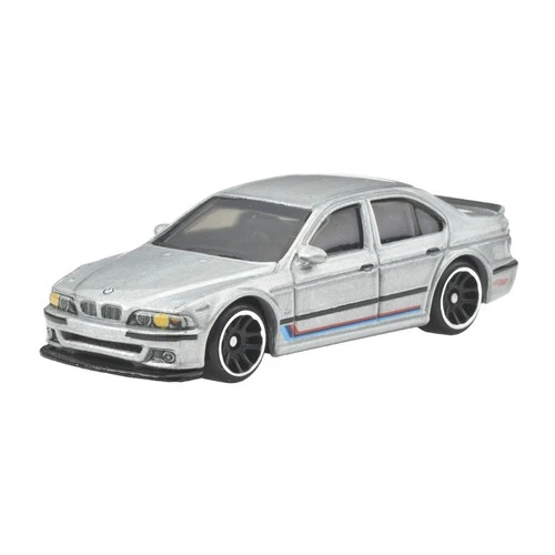 2001 BMW M5 E39 Sedan Silver Hot Wheels Silver Series 2025 JBY58 1:64 Toy Car
