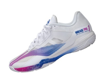 Li-Ning Mirage Pro Badmintonschuhe - Weiß/Blau/Lila