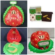 Vtg 1980 Strawberry Shortcake Berry Bake Shoppe American Greetings Stove & Stand