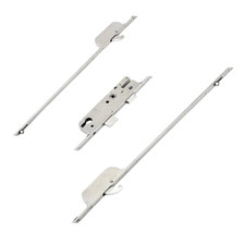 GU Europa Multipoint Door Lock 2 Hooks & 2 Inboard Rollers 726mm Top Hook