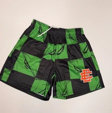 Eric Emanuel x Matty Boy 99 Eyes Slime Green EE Basic Shorts Size Medium New