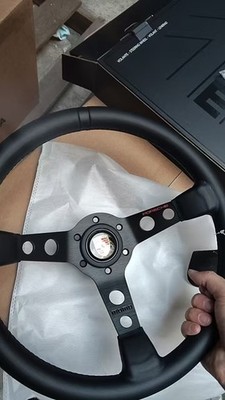 Momo Steering Wheel Montecarlo 15 in 350mm Hub kit Horn fits Porsche 997.1 997.2